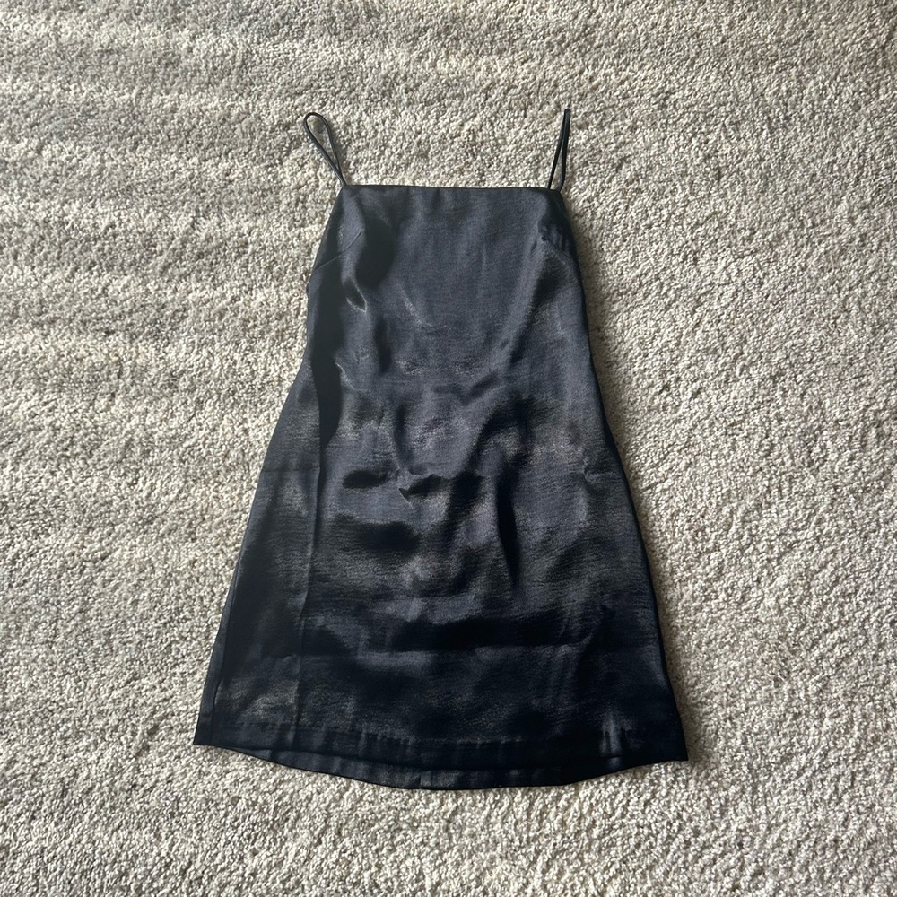 Urban Outfitters Silence + Noise Black Mini Backless Bodycon Dress
